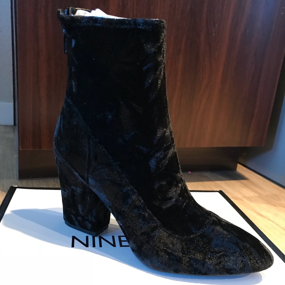 Nine West Velvet booties